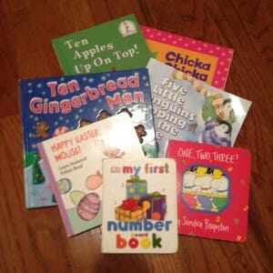 a few of the girls' favorite counting books