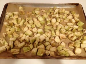 eggplant ready to roast