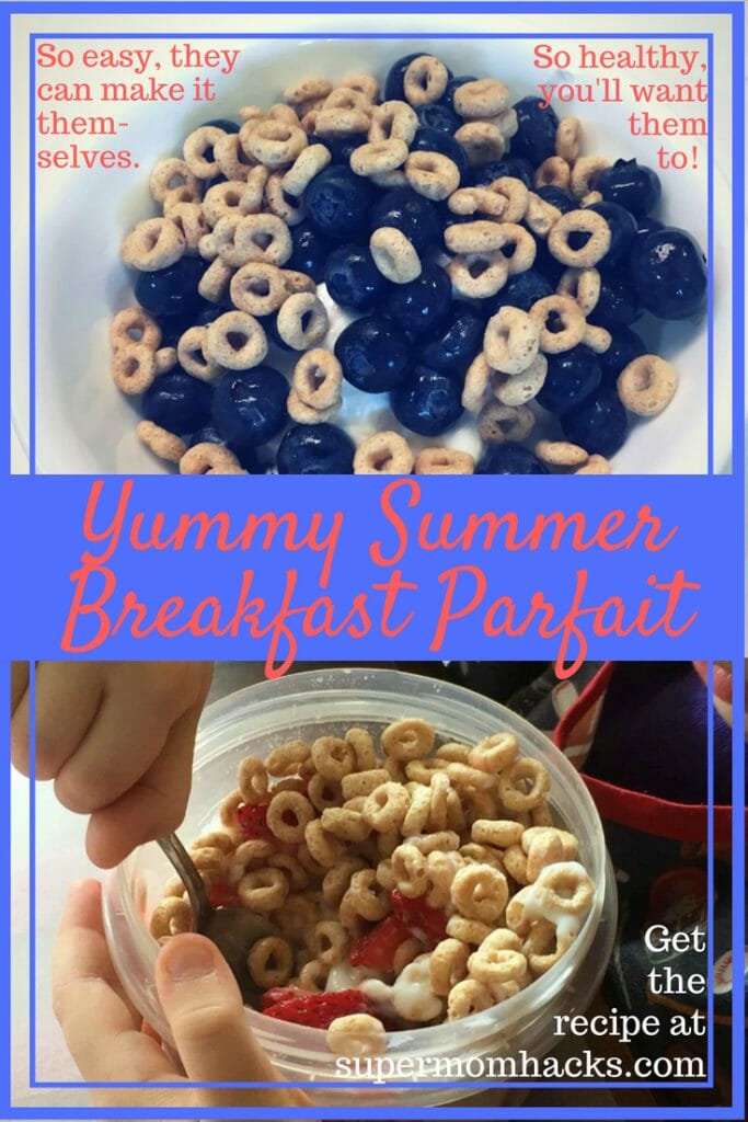 Want a breakfast that's quick, nutritionally well-rounded, delicious , and so easy your kid can make it? Then give Yummy Summer Breakfast Parfait a try.