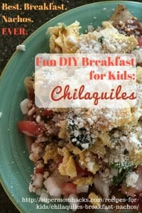 Looking for a fun brunch bar idea for your kids? Or a breakfast/hearty after-school snack they can make themselves? Then give chilaquiles a try, and savor the flavors of Mexican cuisine!