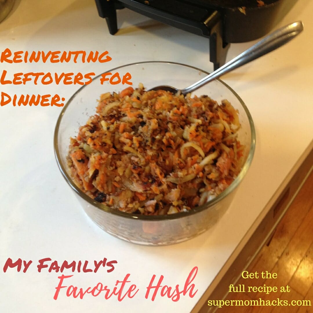 Some nights you need to make dinner by reinventing leftovers you already have in the house. If your fridge is full of them, hash can be the perfect answer.