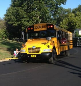 approaching bus