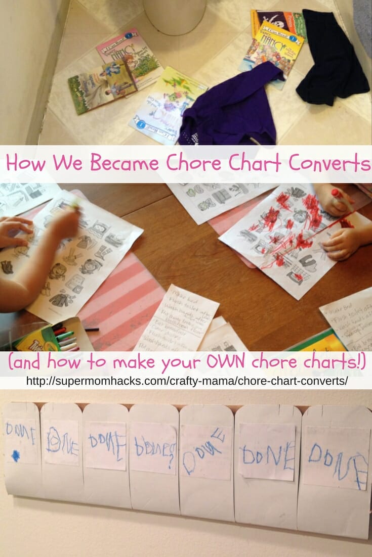 I used to think chore charts were silly, but now we’re a family of chore chart converts. This is the story of how we got there, plus a tutorial to make your own!