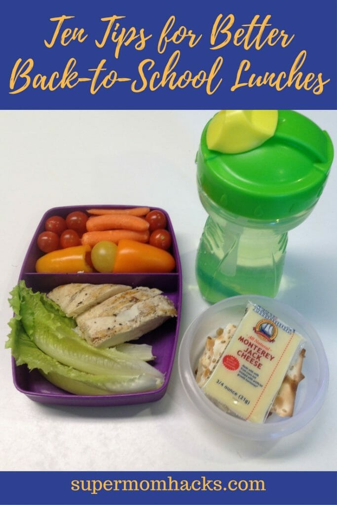 Whether you're new to prepping school lunches or in need of new inspiration, these ten tips will help you make healthy, kid-friendly, budget-friendly meals.