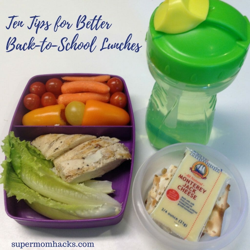 Whether you're new to prepping school lunches or in need of new inspiration, these ten tips will help you make healthy, kid-friendly, budget-friendly meals.