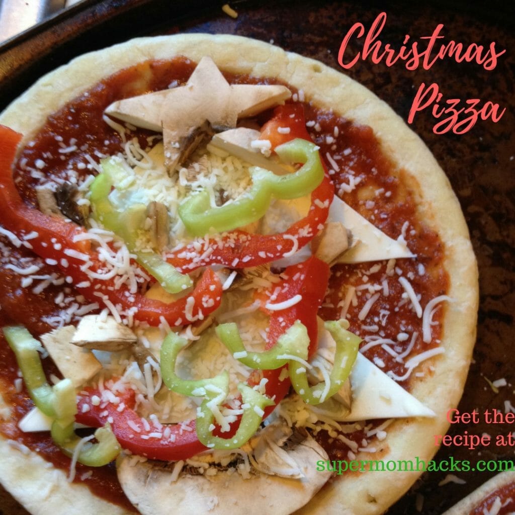 Now that Christmas is over, are your kids going stir-crazy while mourning the long wait until next Christmas? Making some Christmas Pizza may help.