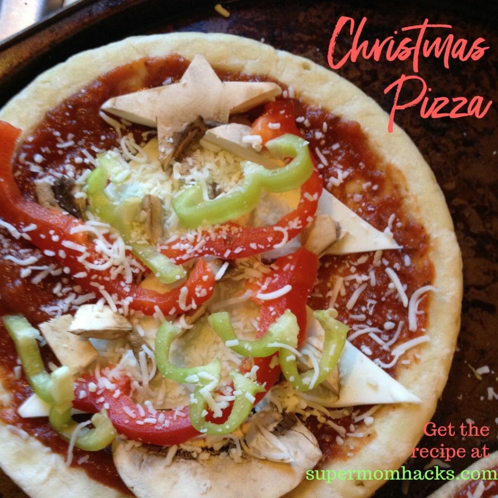 Now that Christmas is over, are your kids going stir-crazy while mourning the long wait until next Christmas? Making some Christmas Pizza may help.