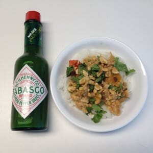 thai chicken plus tabasco