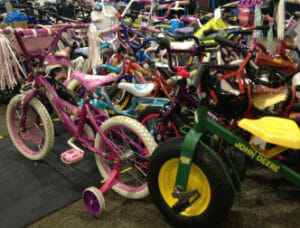 bikes for sale at consignment event