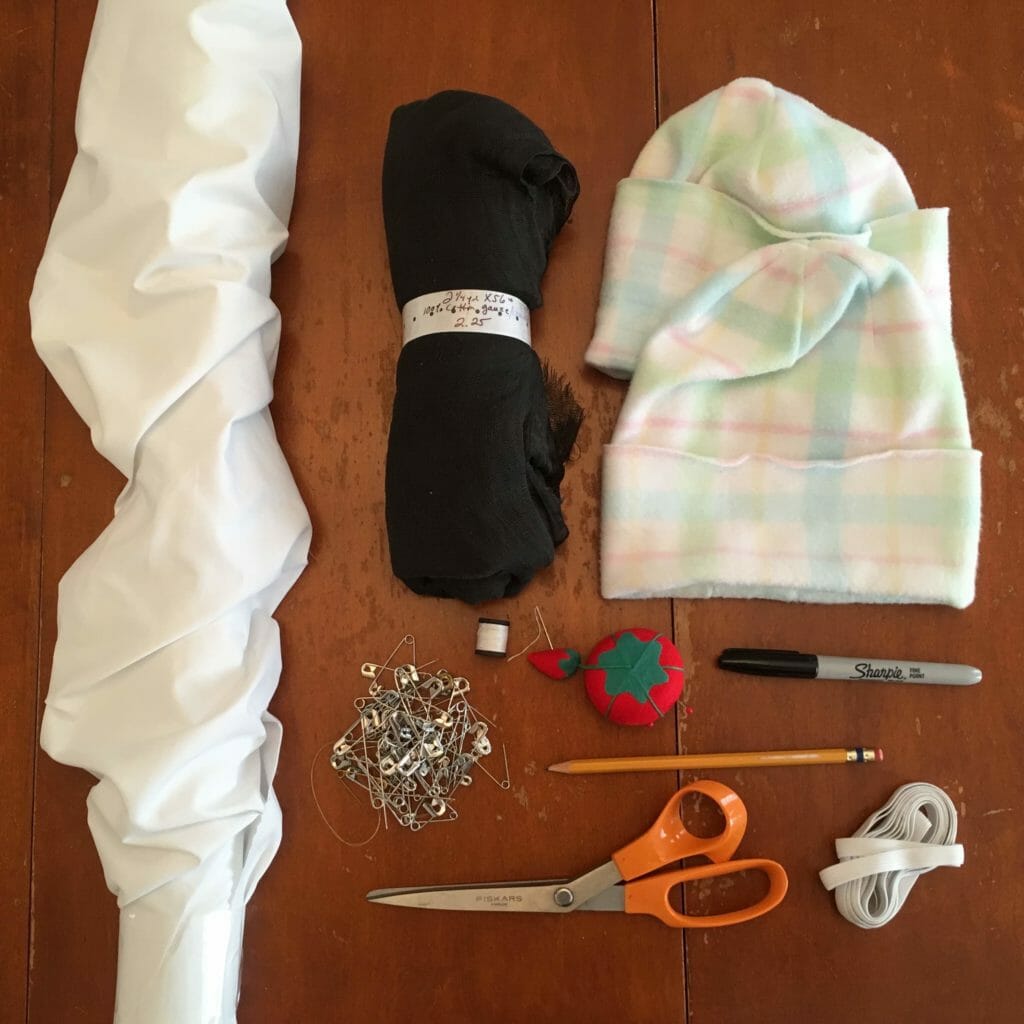 supplies-to-make-a-ghost-costume