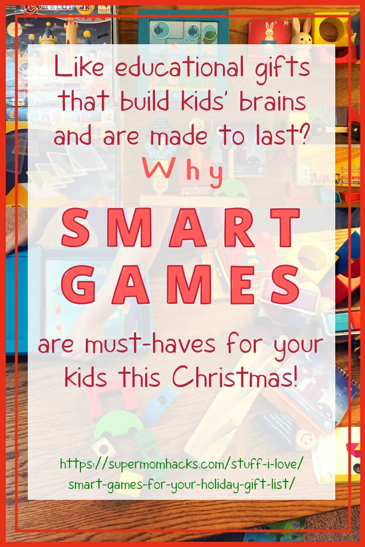 Looking for some super gift ideas for your little ones this holiday season? Try some Smart Games; they're a great way to have fun while building brains.