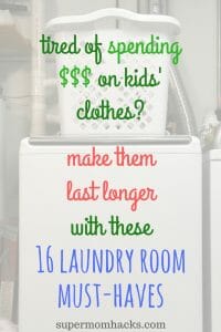 These laundry hacks have rescued the kiddos' duds from near-impossible stains, and saved my own clothes, more than once over the years. Give them a try.