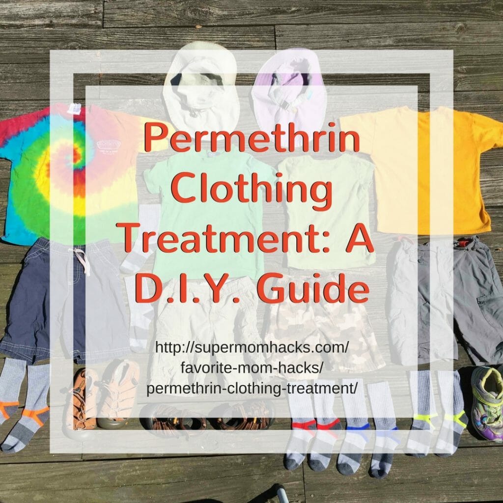 Want to give your family the best protection against ticks and mosquitoes this summer? DIY permethrin clothing treatment is easier than you'd think.