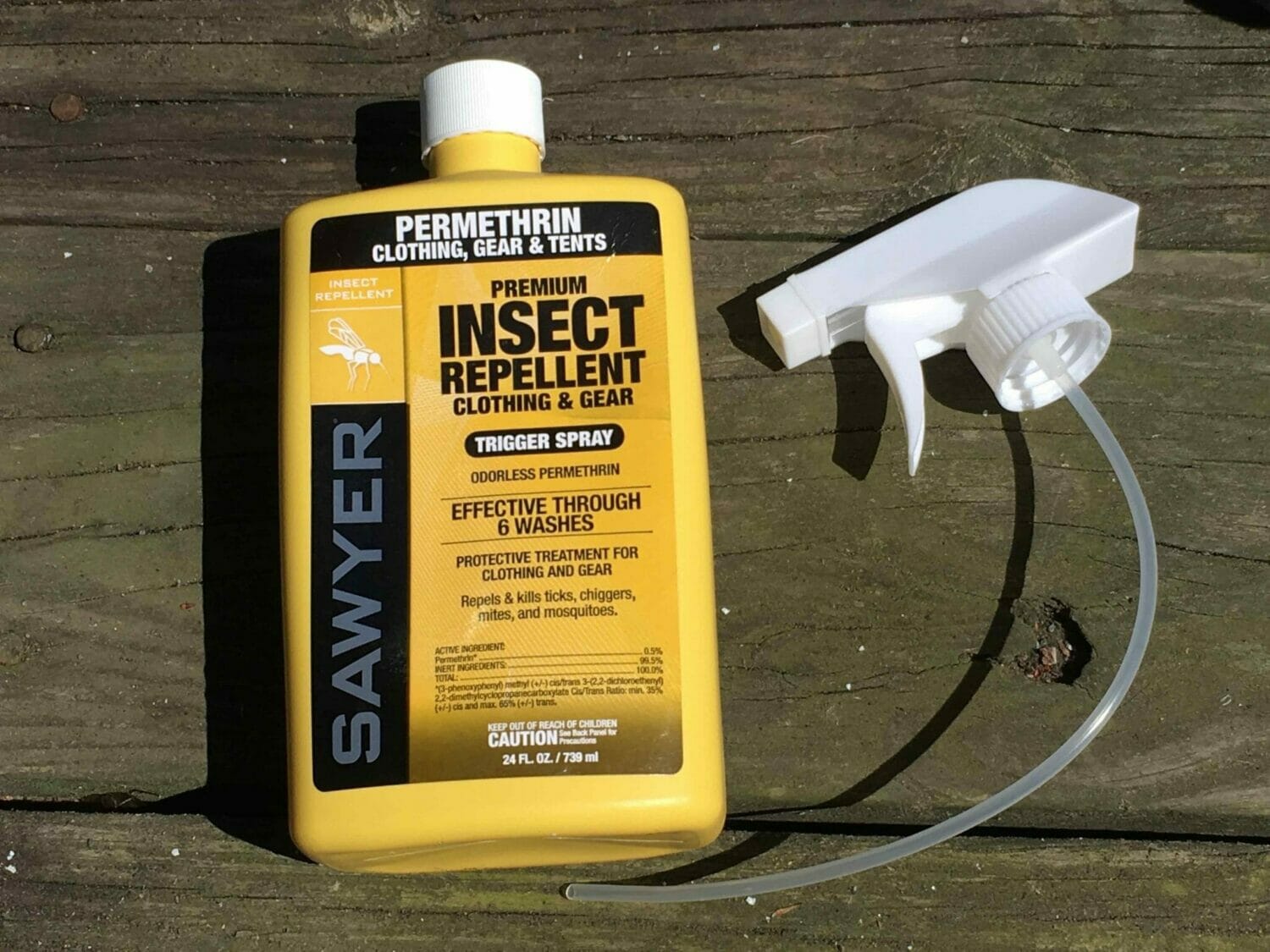 Permethrin deals treated clothing