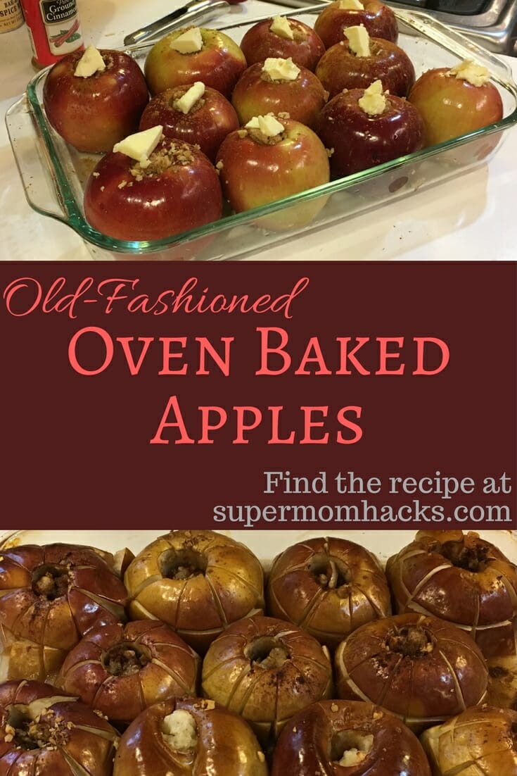 Oven baked apples make a tasty prep-ahead Christmas morning breakfast dish that's perfect for any lazy winter morning (and they smell fabulous!).