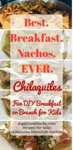 Looking for a fun brunch bar idea for your kids? Or a breakfast/hearty after-school snack they can make themselves? Then give chilaquiles a try, and savor the flavors of Mexican cuisine!