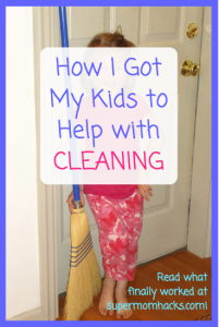 Do your kids help with cleaning? Or is getting them to pitch in a constant chore? My new secret weapon has finally got my kids happy to help with weekly housecleaning!