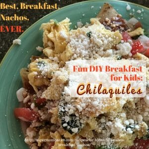 Looking for a fun brunch bar idea for your kids? Or a breakfast/hearty after-school snack they can make themselves? Then give chilaquiles a try, and savor the flavors of Mexican cuisine!