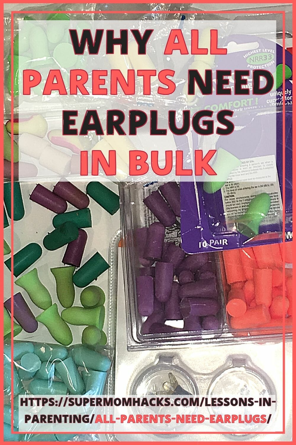 The irony of parenthood is that our littles often can't hear us, when we can hear them all too well. Hence why all parents need earplugs. In bulk.