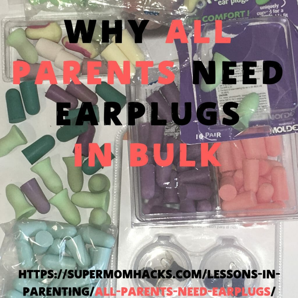 The irony of parenthood is that our littles often can't hear us, when we can hear them all too well. Hence why all parents need earplugs. In bulk.