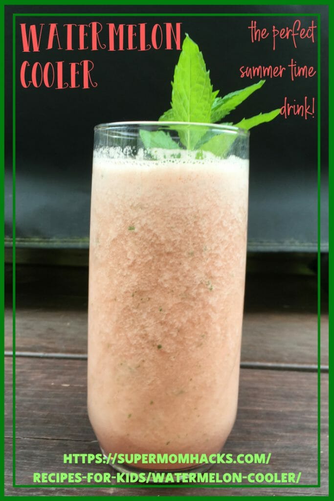 Looking for the perfect summer time drink, one that's refreshing and kid-friendly but easily adapted for grownup tastes? Try this Watermelon Cooler!