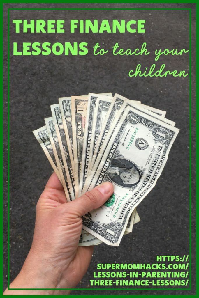 Have you taught your kids about managing money yet? The sooner you start teaching them finance lessons, the better! These three topics will get you started.