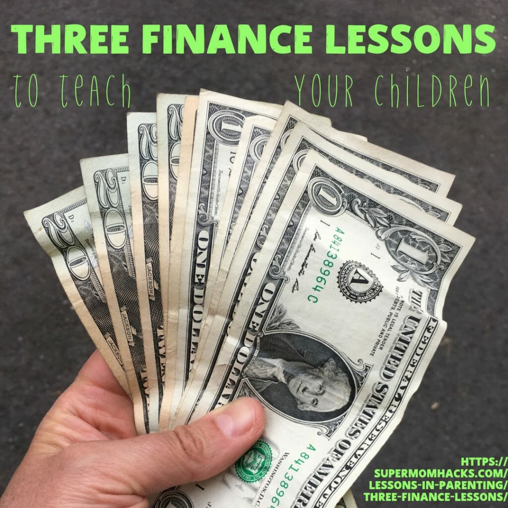 Have you taught your kids about managing money yet? The sooner you start teaching them finance lessons, the better! These three topics will get you started.