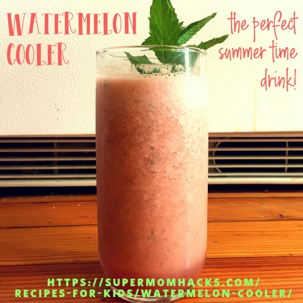 Looking for the perfect summer time drink, one that's refreshing and kid-friendly but easily adapted for grownup tastes? Try this Watermelon Cooler!