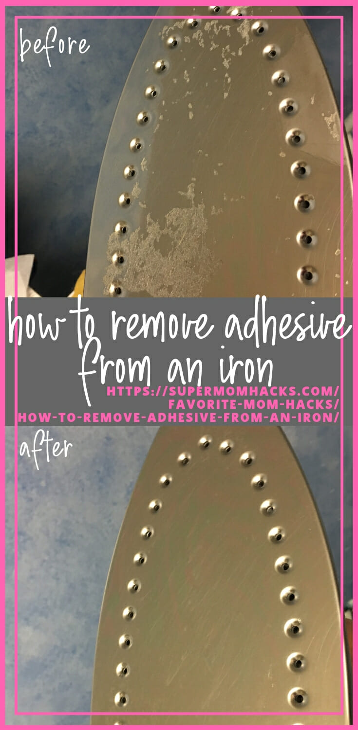 So you goofed in your crafting project, and your iron faceplate is now covered in goo. Here's how to remove adhesive from an iron, without killing the iron!