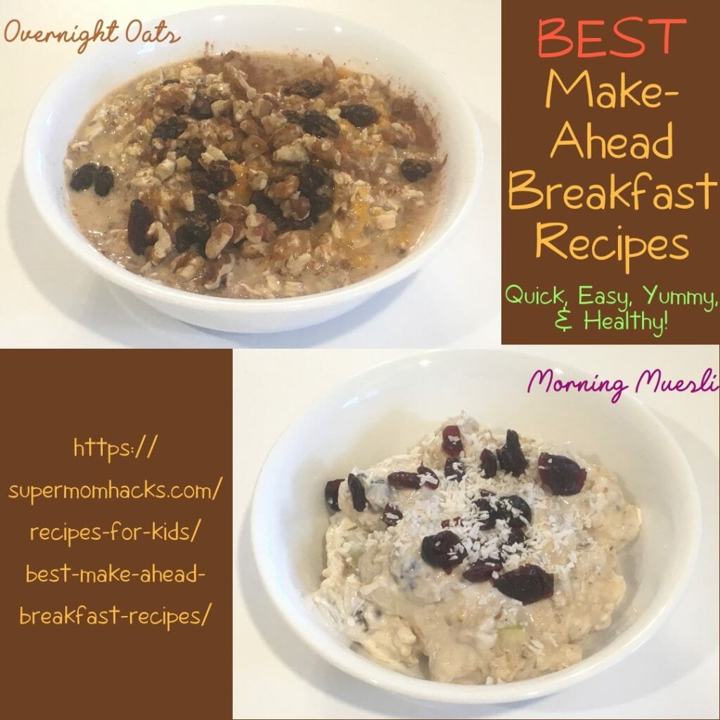 Best Make-Ahead Breakfast Recipes: Overnight Oats & Morning Muesli ...