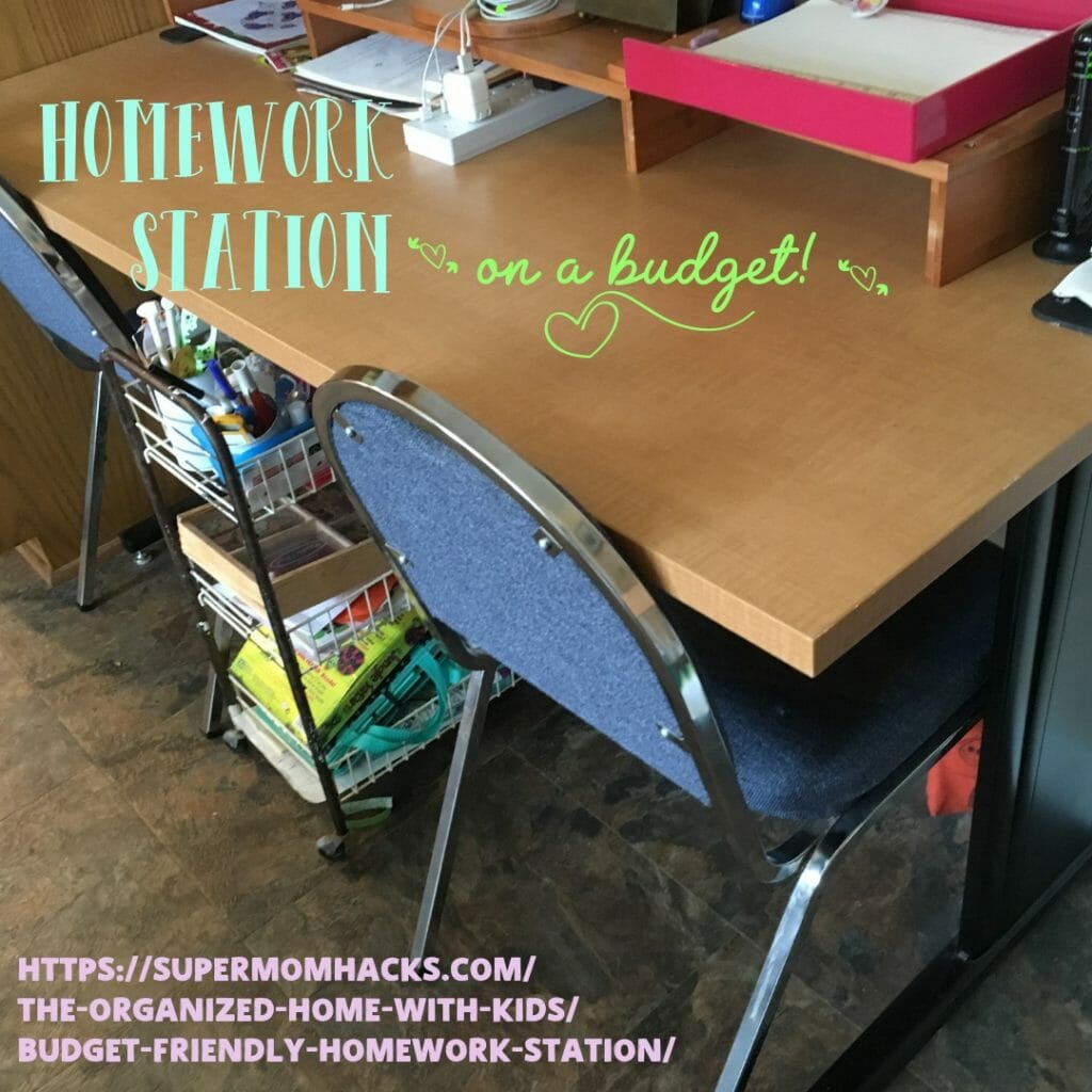 Do your kids have a functional homework station? The older they get, the more they need one. Here's how to get there without spending an arm and a leg!