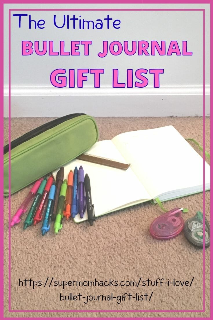 Bullet Journal Supplies {Must have items that make great gift ideas!}