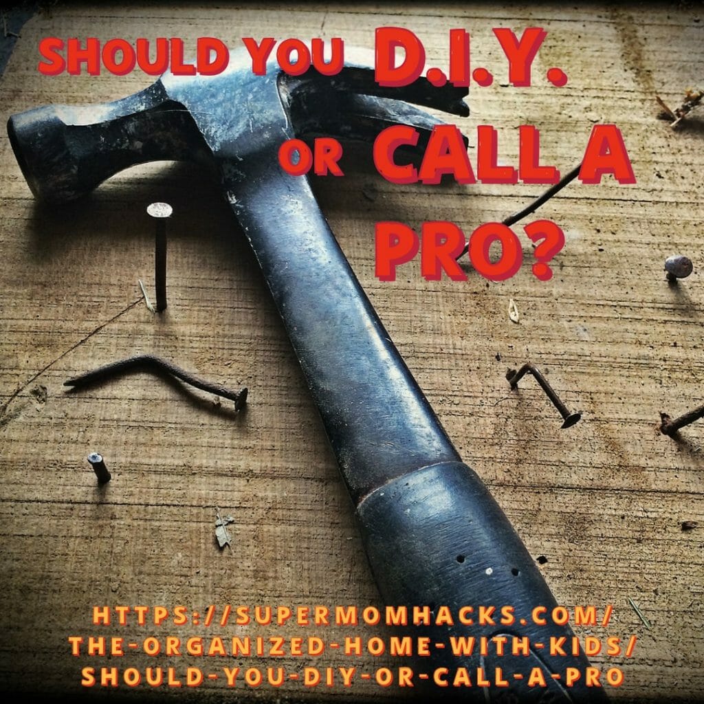 Sometimes it's tempting to try to cut corners on home projects by DIYing. But knowing if you should DIY or call a pro will save you more in the long run.