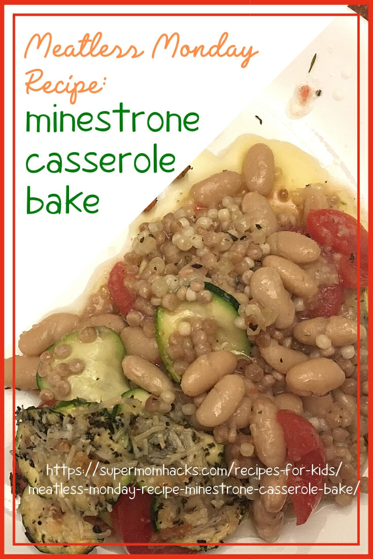 Whether you're looking for a new Meatless Monday recipe idea or just some winter warm-up comfort food, this Minestrone Casserole Bake is perfectly yummy.