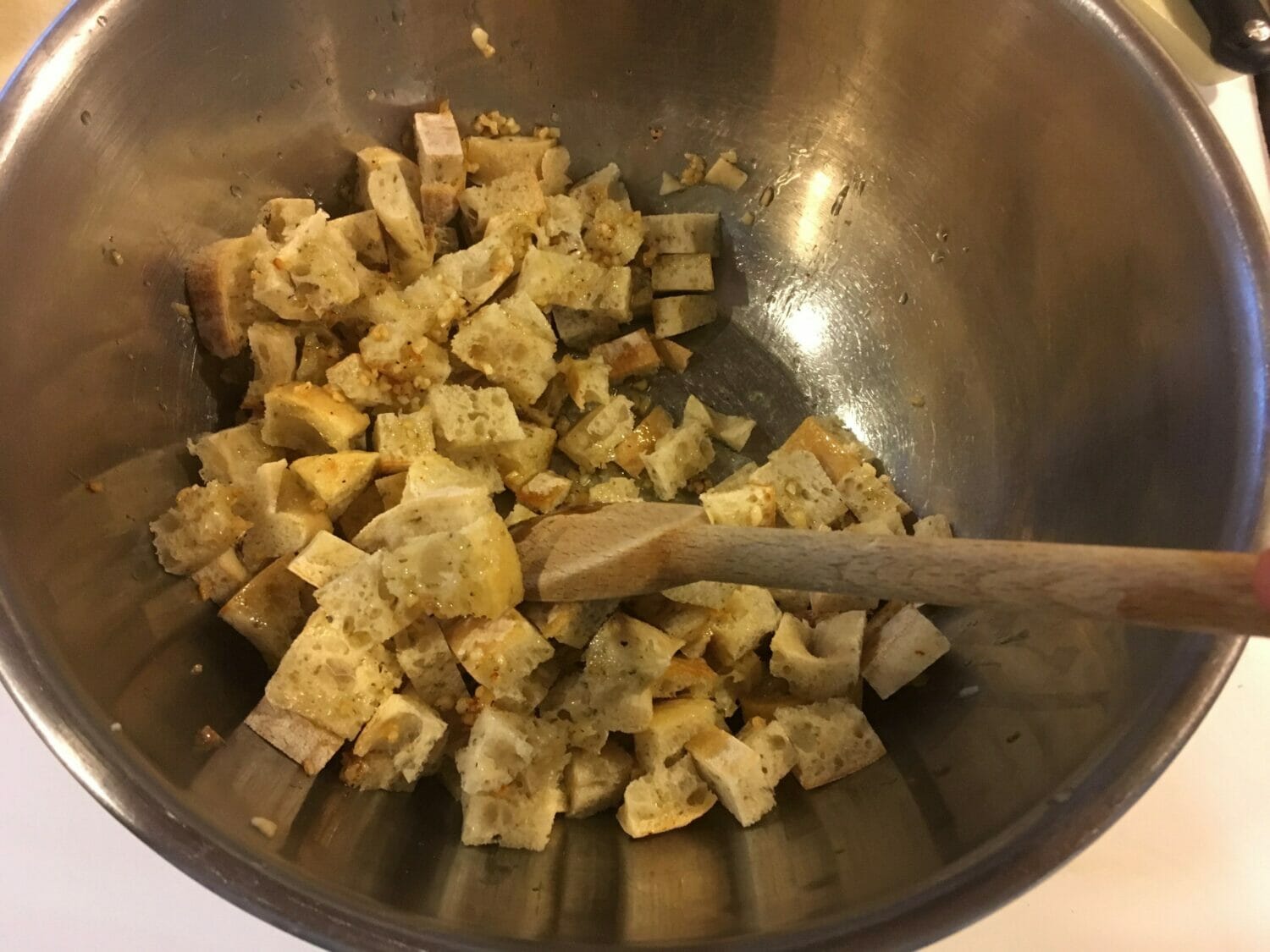 Looking to save money on those store-bought salad kits? Have kids addicted to croutons? This Easy Caesar Salad with Homemade Croutons recipe fits the bill.