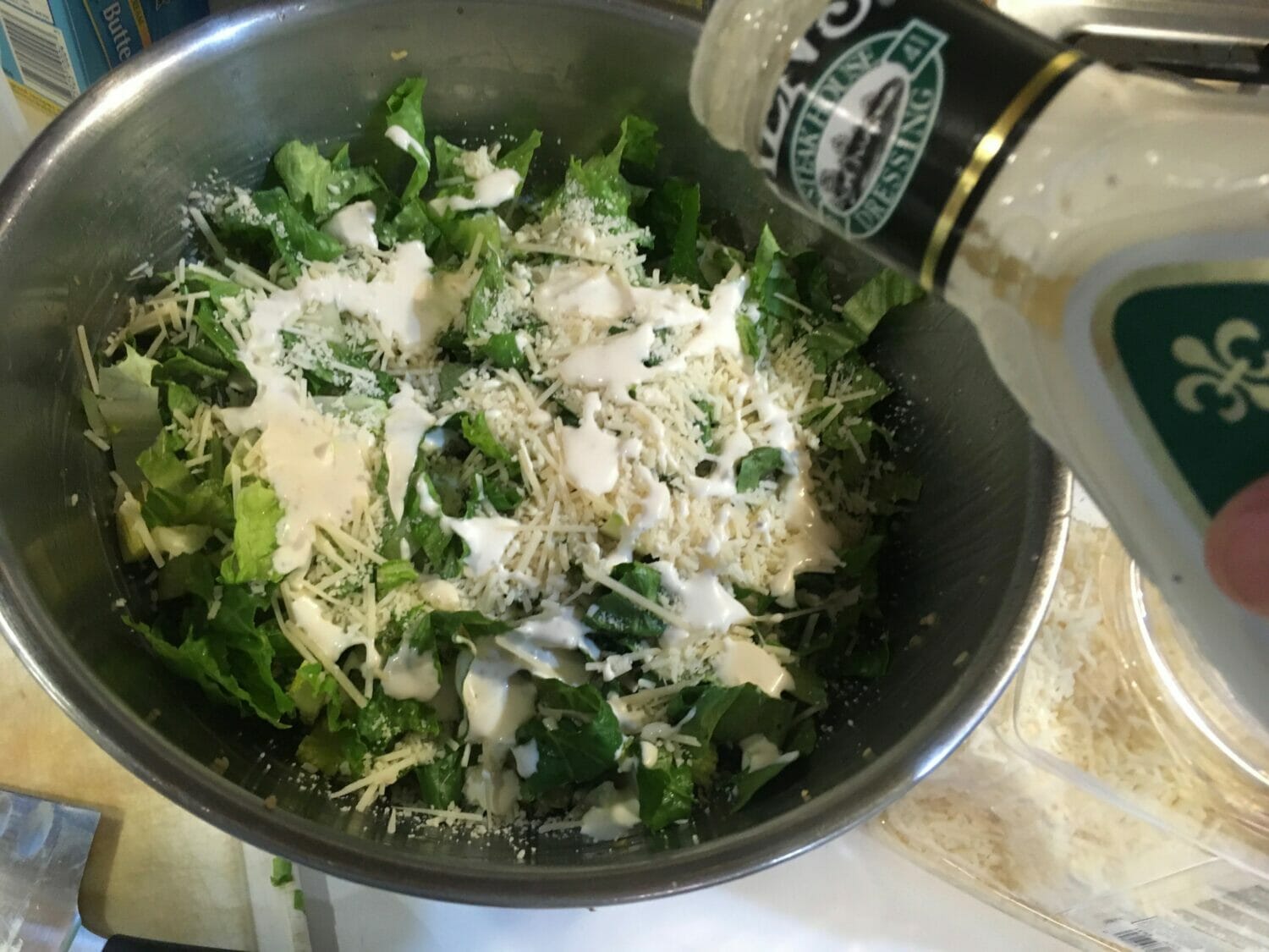 Looking to save money on those store-bought salad kits? Have kids addicted to croutons? This Easy Caesar Salad with Homemade Croutons recipe fits the bill.