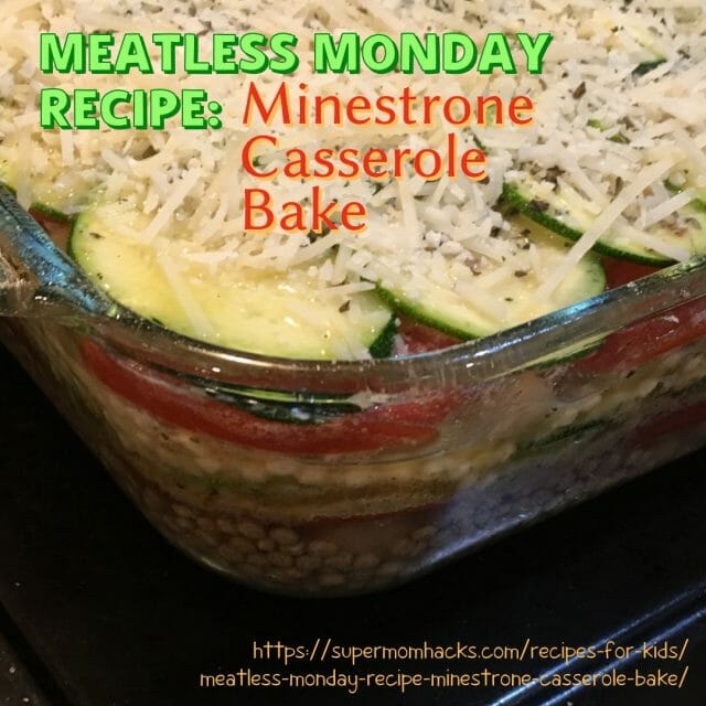 Whether you're looking for a new Meatless Monday recipe idea or just some winter warm-up comfort food, this Minestrone Casserole Bake is perfectly yummy.