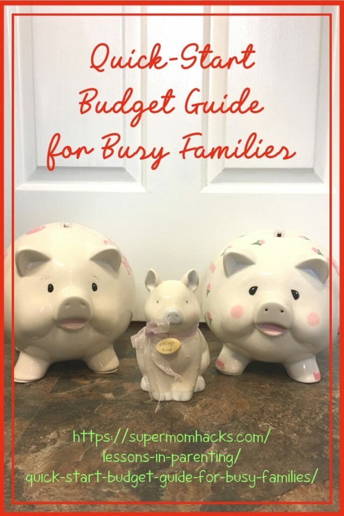 How's your family budget looking? (Wait, what's that?) Need some help? This quick-start budget guide for busy families has what you need to get started.