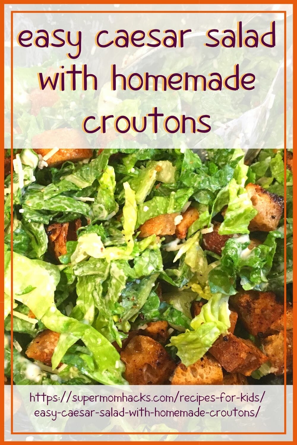 Looking to save money on store-bought salad kits? Have kids addicted to croutons? This Easy Caesar Salad with Homemade Croutons recipe fits the bill.