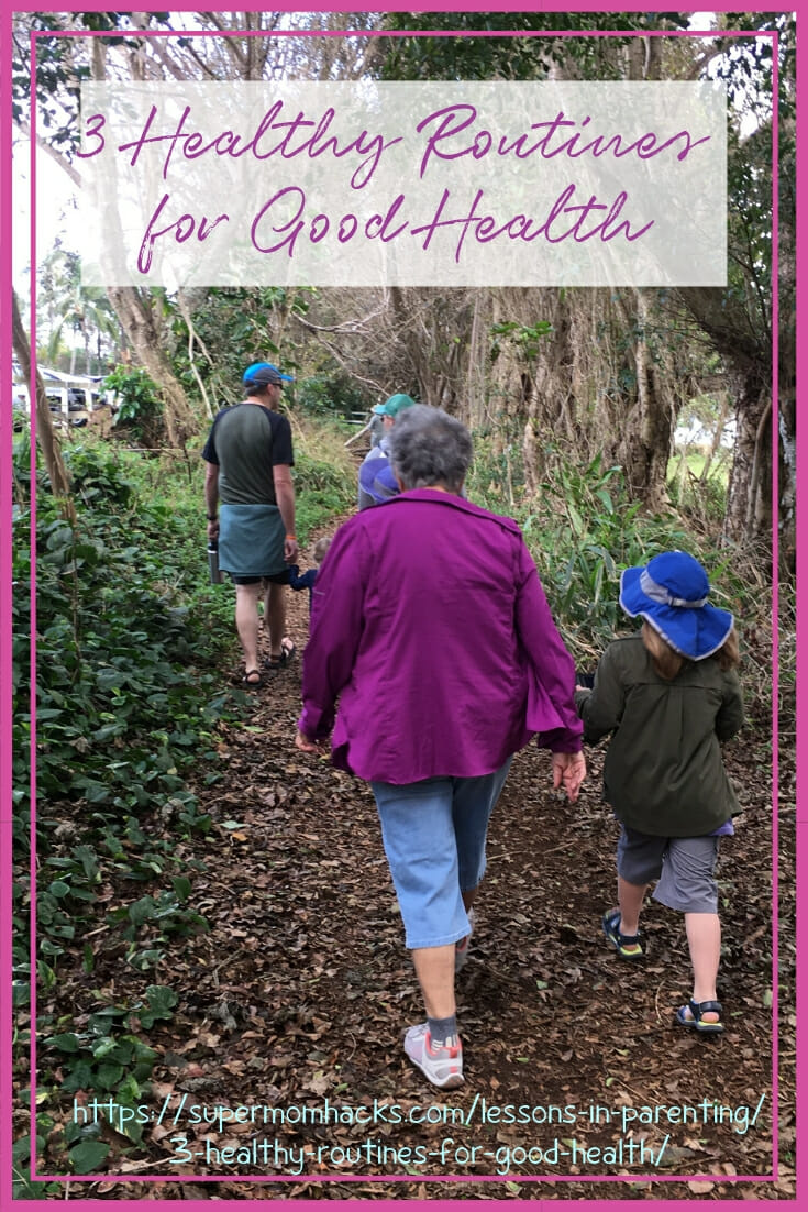 Living long (and well) enough to play with your grandkids begins with small, simple daily steps. Start with these 3 healthy routines for good health.