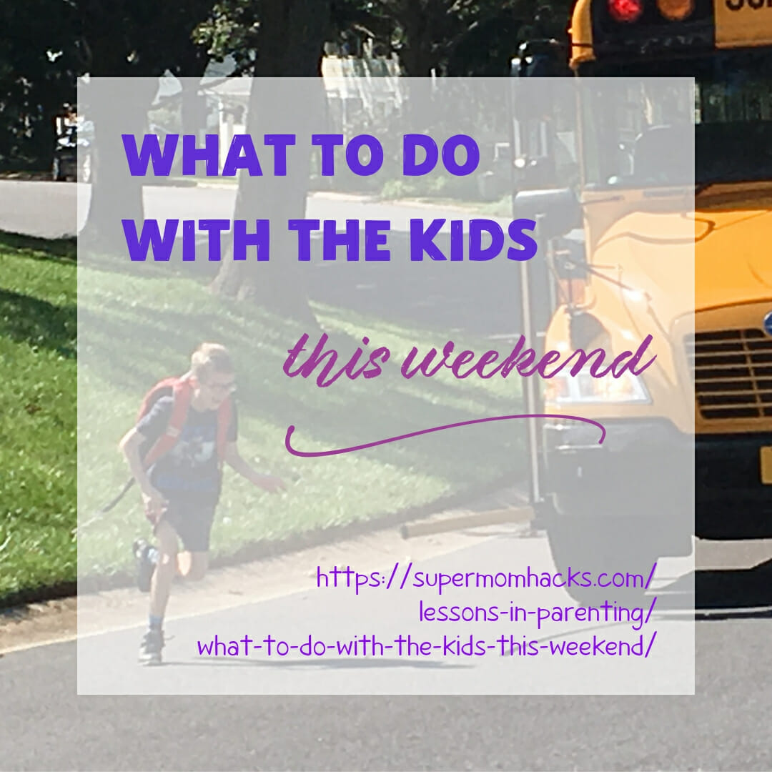 Have you figured out what to do with the kids this weekend yet? These fun ideas will get you started toward a weekend of fun, bonding, and memory-making.