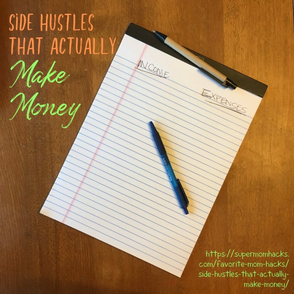 It can be hard for full-time parents to juggle child care with reentering the workforce. Side hustles that actually make money are a great place to start.