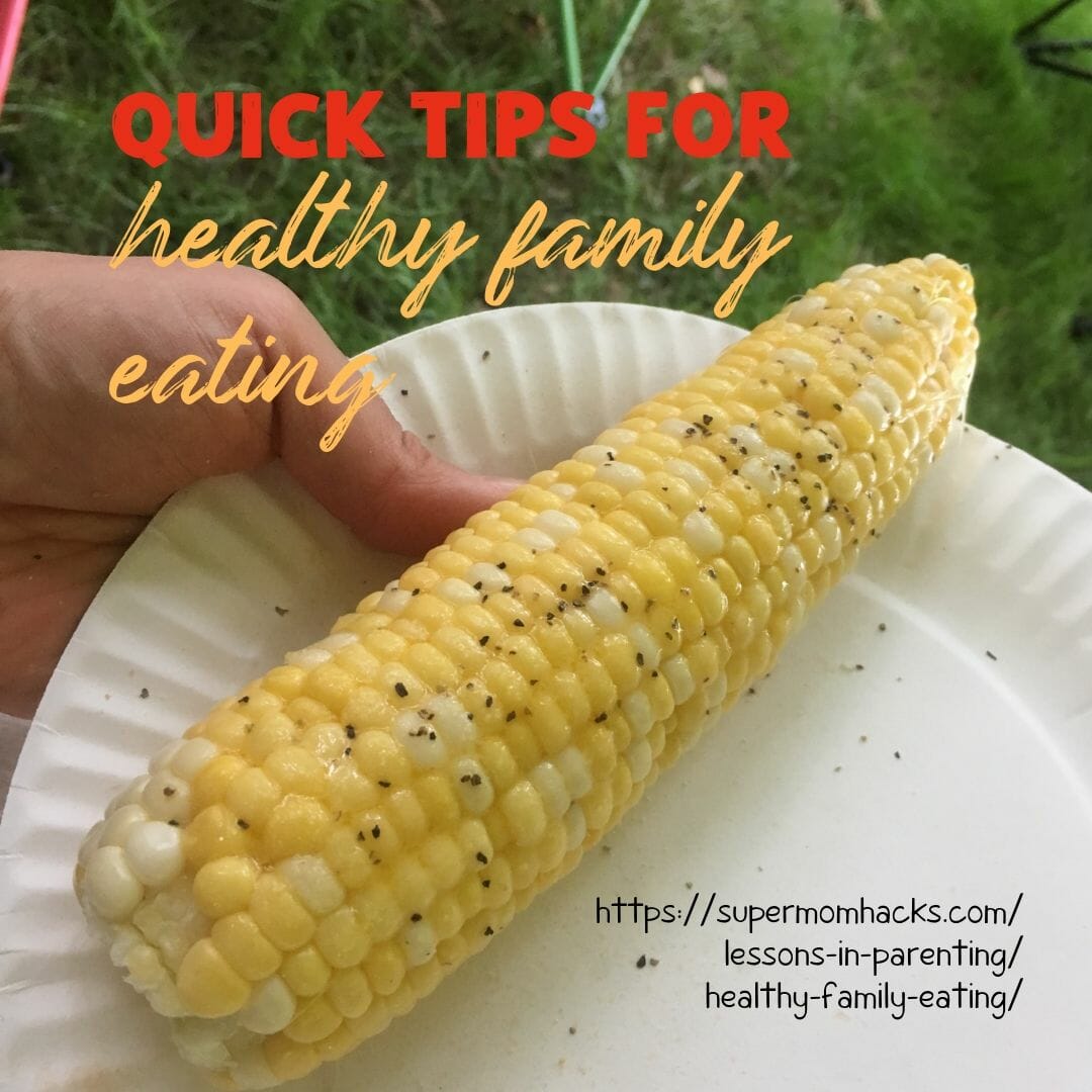 Do you have a hard time ensuring your family eats healthily? These easy, quick tips for healthy family eating are surefire ways to get there, fast.