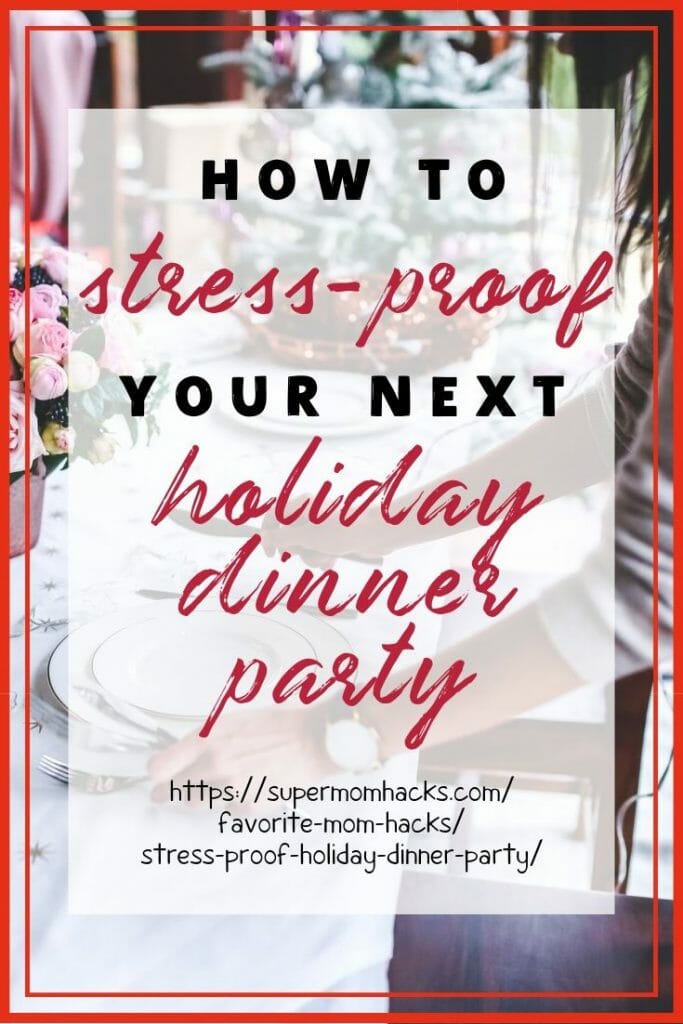 A holiday dinner party can be fun - or enough to reduce you to a bundle of frayed nerves. These tips will help you stress-proof your next holiday dinner party.