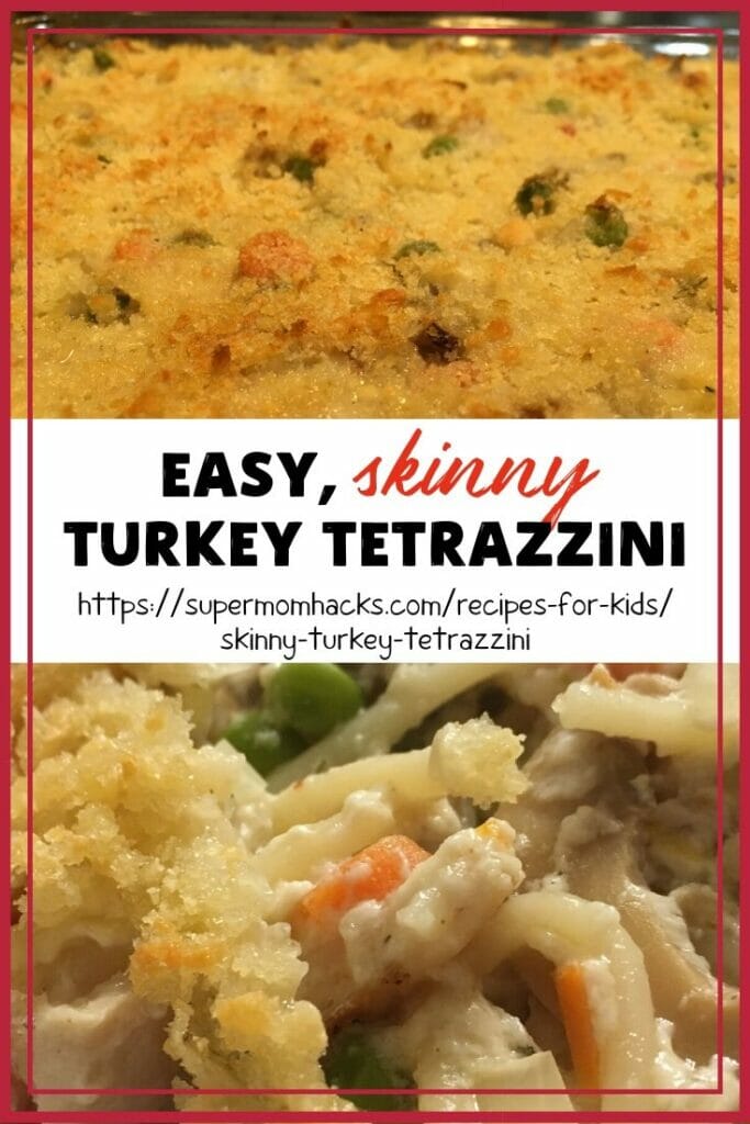 Want a post-Thanksgiving leftovers dish that's easy, healthy, and kid-pleasing? Then this Skinny Turkey Tetrazzini is a must-try!