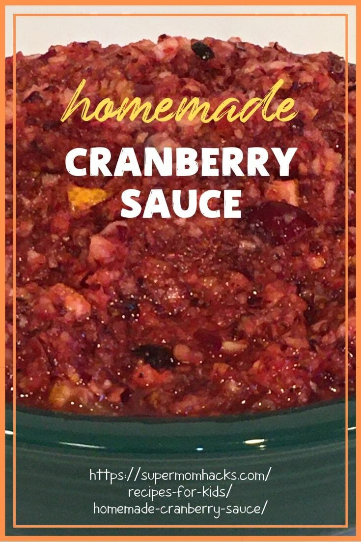 No-Cook 15-Minute Homemade Cranberry Sauce