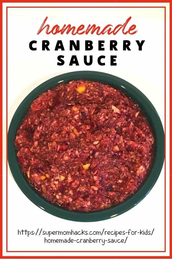 No-Cook 15-Minute Homemade Cranberry Sauce