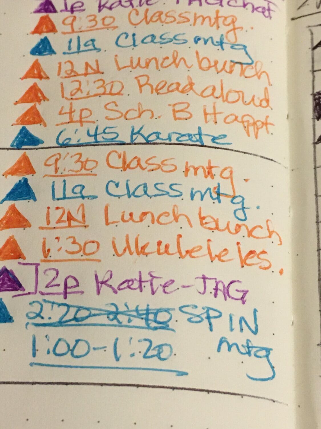 Having a hard time keeping track of everyone's virtual appointments and online meeting links? Download my virtual family schedule planner (FREE templates)!