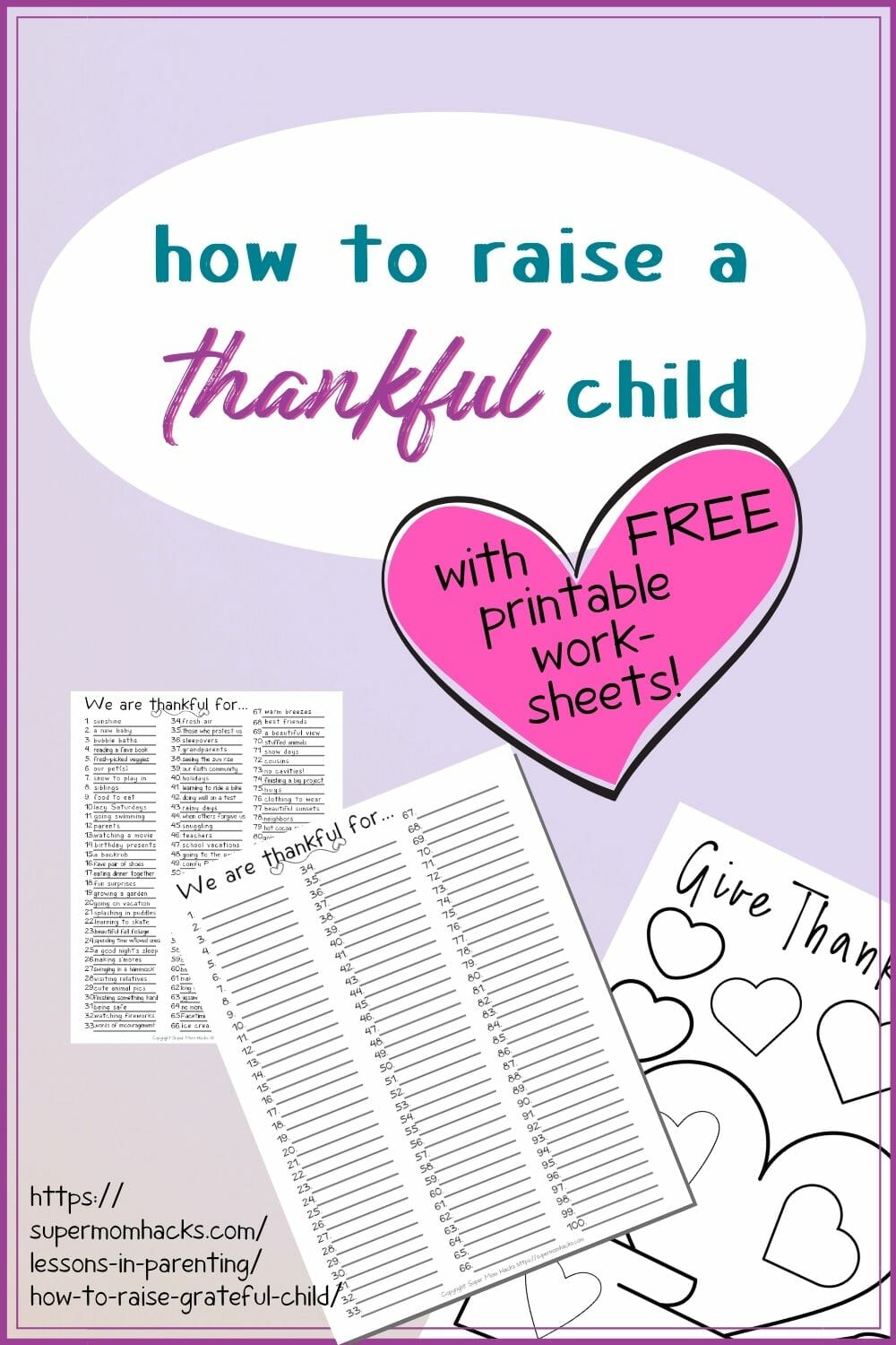 Raising a thankful child is easier than you'd guess. These tips to teach your child gratitude will help you raise a happier, healthier kid. Easy Ways to Teach Your Child Gratitude Year-Round - SuperMomHacks | teaching kids to be thankful | raising grateful kids | raising a thankful child | how to raise a thankful child | how to raise grateful child | how to raise a thankful child | how to teach your child gratitude | grateful kids | raising grateful kids in an entitled world | thankful kids